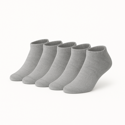 Youclo Gray Ankle Socks,6 Packs Cherry Scent