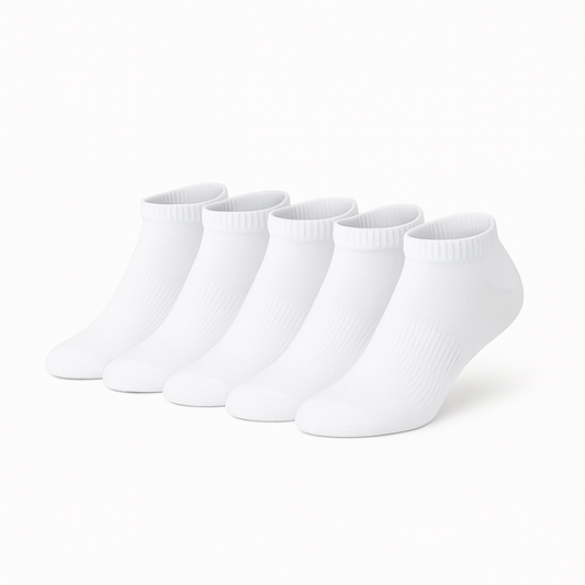 White Ankle Sock,6 Packs Cherry Scent