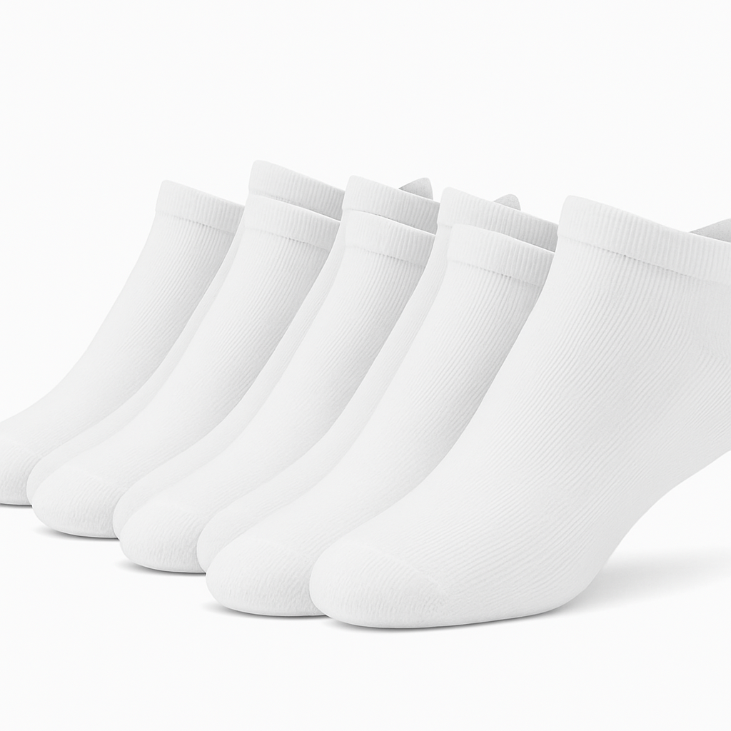 Youclo White Ankles socks, 6 Packs Grape Scent