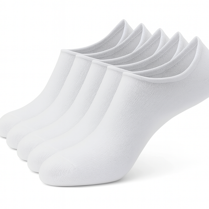 Youclo Men's Athletic Socks, White No Show Socks,(6 Packs) Cherry Scent