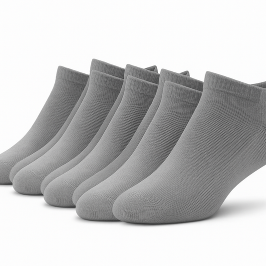 Youclo Gray Ankles Socks , 6 packs Grapes Scent